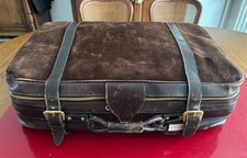 VINTAGE RARE et AUTHENTIQUE  VALISE DAIM GUCCI A RENOVER