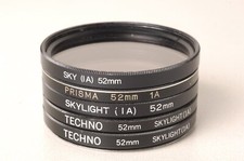 Lotto n°5 Filtri Fotografici 1A 52mm