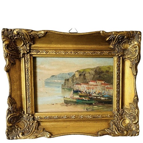 Vecchio dipinto olio - dipinto, ad