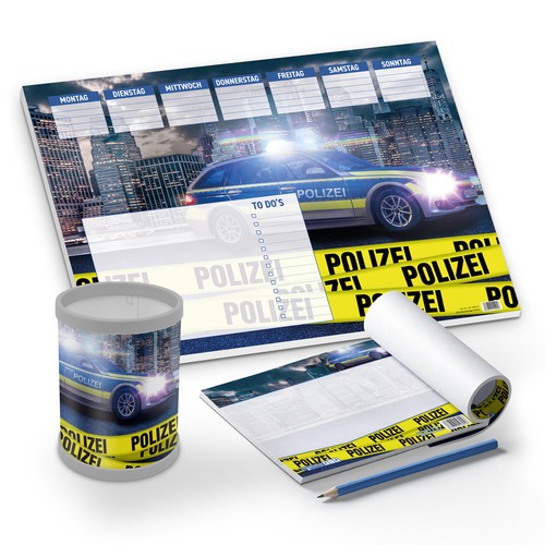 Itenga set scrivania polizia - scrivania, 3
