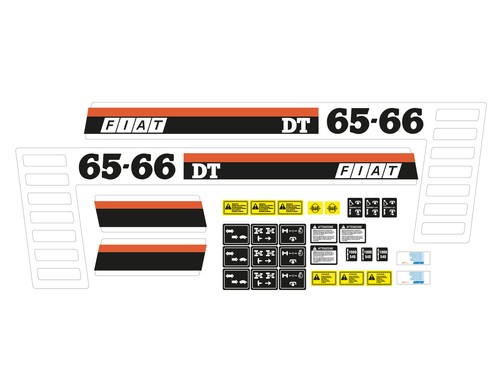 Kit adesivi trattore fiat - trattore,