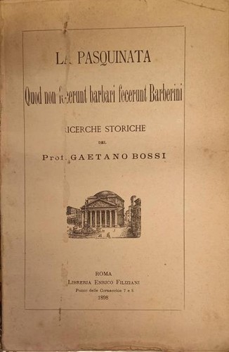 Bossi pasquinata quod - la, pasquinata.