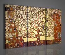 Gustav Klimt L'albero della Vita Quadri Moderni Riproduzione con Stampa su Tela