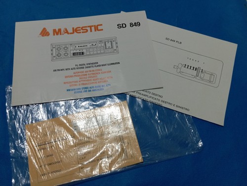 Majestic sd849 autoradio - majestic,