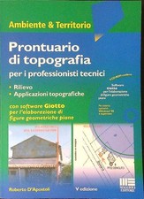 PRONTUARIO DI TOPOGRAFIA + CD D'APOSTOLI ROBERTO MAGGIOLI EDITORE 2007 