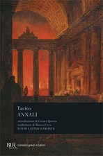 Libri Tacito Publio Cornelio - Annali. Testo Latino A Fronte