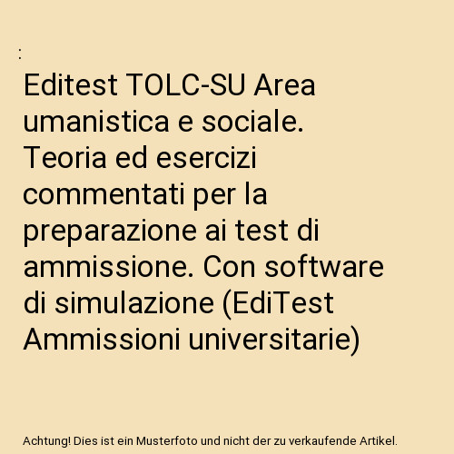 Editest tolc area - editest,