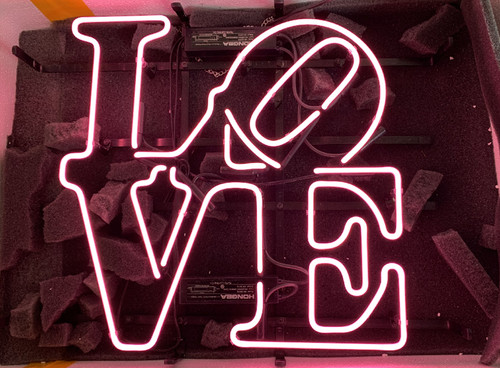 Insegna neon x16 nuova love - insegna, 20"x16"nuova