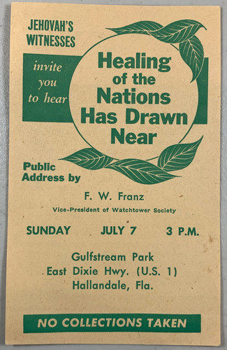 1957 franz public - fw, talk