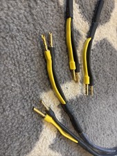 Coppia cavi altoparlanti Analysis Plus ovali 12 4 piedi con spine a banana