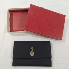 Portafoglio in tessuto nero originale TONINO LAMBORGHINI 17,5x11 cm