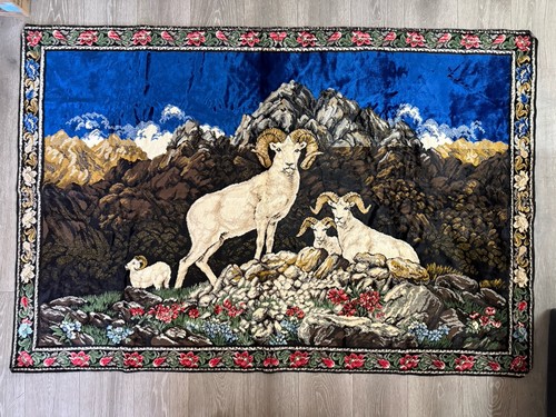 Grande arazzo vintage mountain - arazzo,