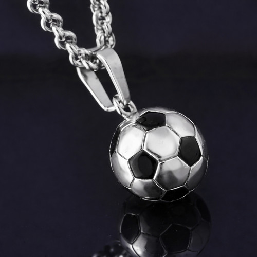 Collana pallone calcio - pallone,