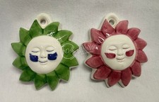 Coppia di soli verde e rosa in