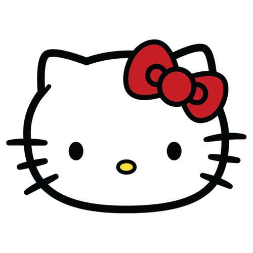 5pcs adesivo hello kitty - 3w, x
