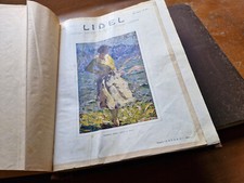 Rivista LIDEL 1925 - Annata completa, due volumi rilegati, copertine originali