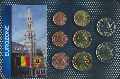 Monete belgio brillant - belgio,