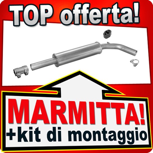 Silenziatore centrale per seat - silenziatore,