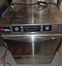 Lavabicchieri bar professionale, cesto tondo 40 cm, 2 dosatori, 230 V, digitale 