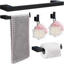 HANFU Porta Asciugamani o Carta Igienica, Accessori Bagno Set di 5