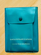 BANCA POPOLARE DI NOVARA Busta Contenitore chiavi CASSETTE DI SICUREZZA  Vintage