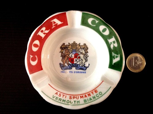 Vecchio raro posacenere cora - posacenere,