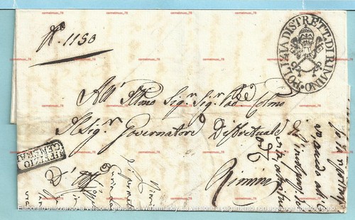 Storia postale prefilatelica - storia, postale: