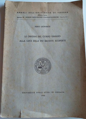 Origini del corpo umano - del,