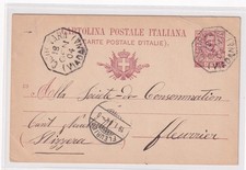 1904 - COLLETTORIA CICOGNARA (VIADANA) SU CP PER L'ESTERO