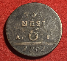 Naples sicily tornesi 1801 - &, 6