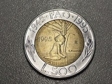 San Marino 500 lire 1995