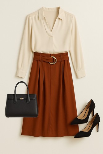 Zara donna colore - xs, ruggine