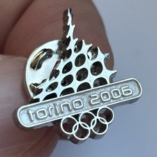 Spilla Olimpiadi Torino 2006 - Logo Mignon Argentato