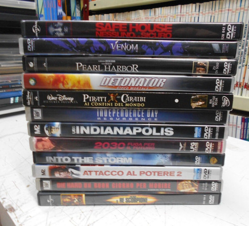 Blocco dvd azione - di,
