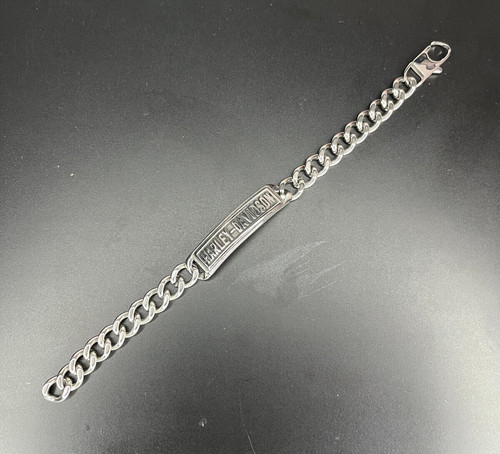 Bracciale uomo acciaio harley - uomo,