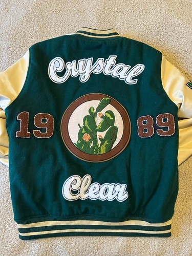 Varsity jacket bomber green - varsity,
