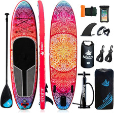 Tavola Gonfiabile per Stand up Paddle Con Accessori per SUP Paddle Board Di Alta