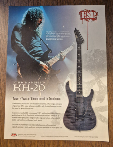 Metallica kirk hammett esp - kirk,