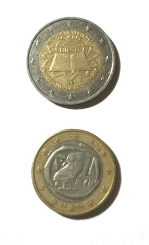 Monete collezione 2 - 2, euro