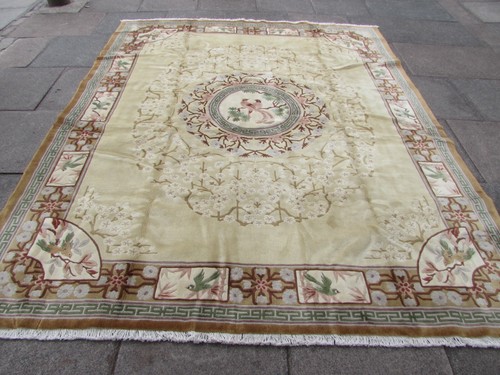 Tappeto orientale cinese verde - tappeto,
