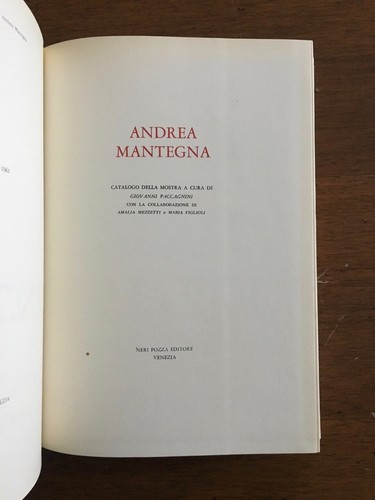 Libro arte andrea mantegna - libro,