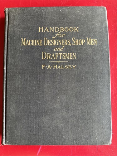 Halsey handbook for machine - handbook,