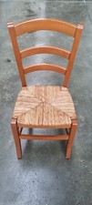 Sedia In Legno Ciliegio Seduta Paglia