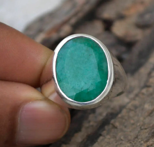 Anello uomo con - con, vero