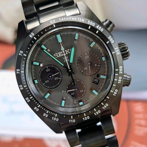 Raro cronografo solare seiko - cronografo,