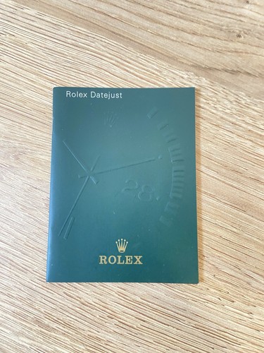 Libretto rolex datejust anno - libretto,