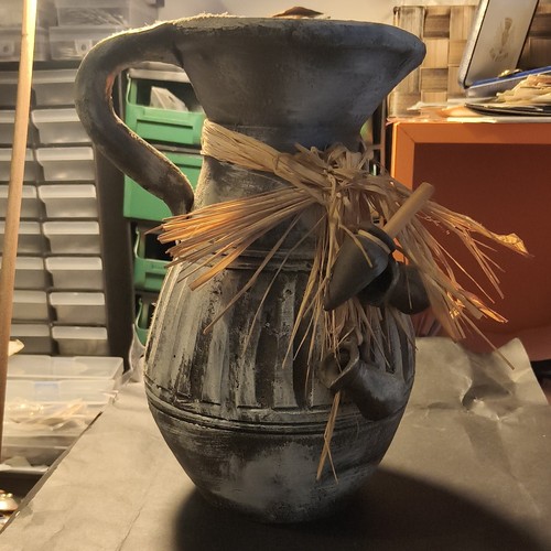 Vaso brocca decorativa shabby - vaso,