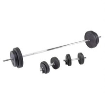 kit manubri e bilanciere 93 kg