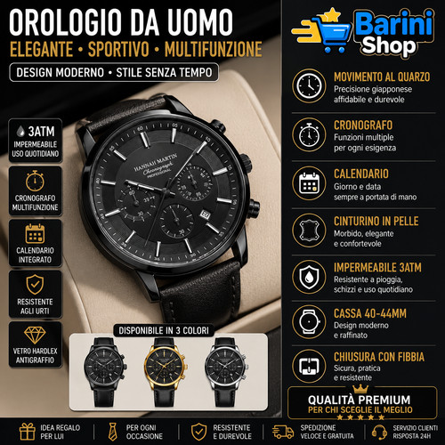 Orologio uomo hannah martin - uomo,