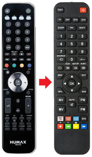 Telecomando adatto per humax - adatto,
